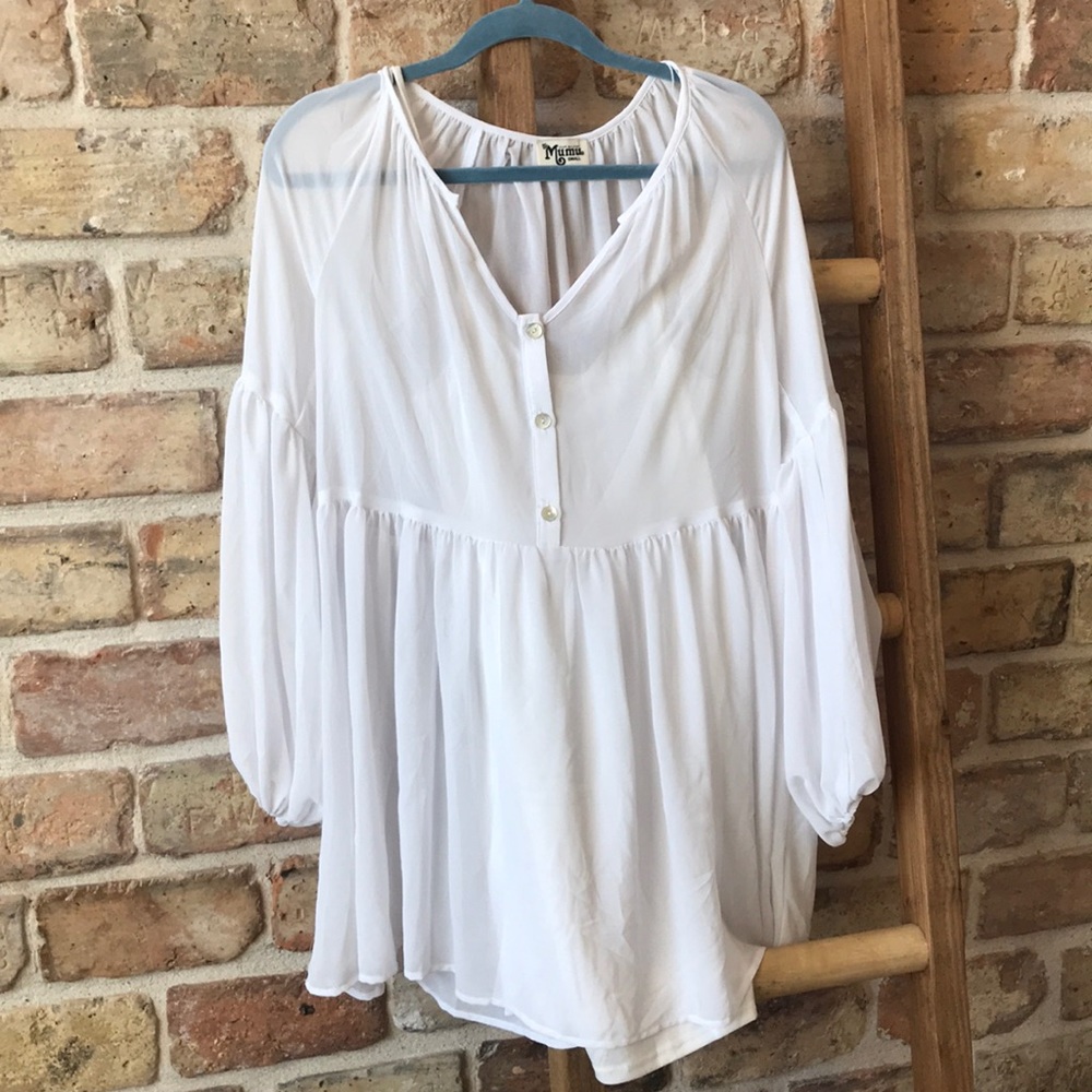 Show Me Your Mumu- White Tunic/dress